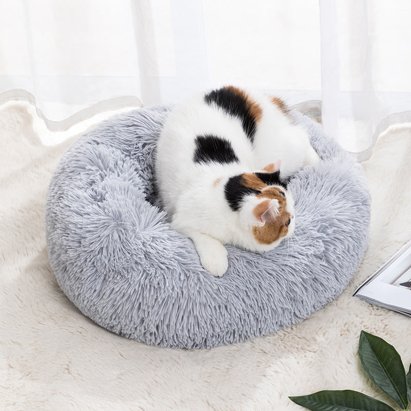 Winter Warm Pet Bed – Cozy Cat & Dog Supplies