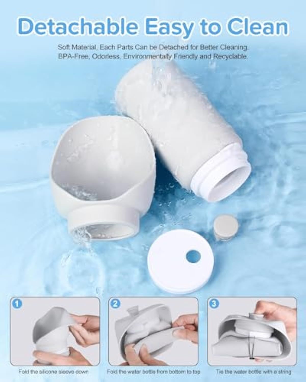Portable Dog Water Bottle - Leak Proof Travel Dispenser