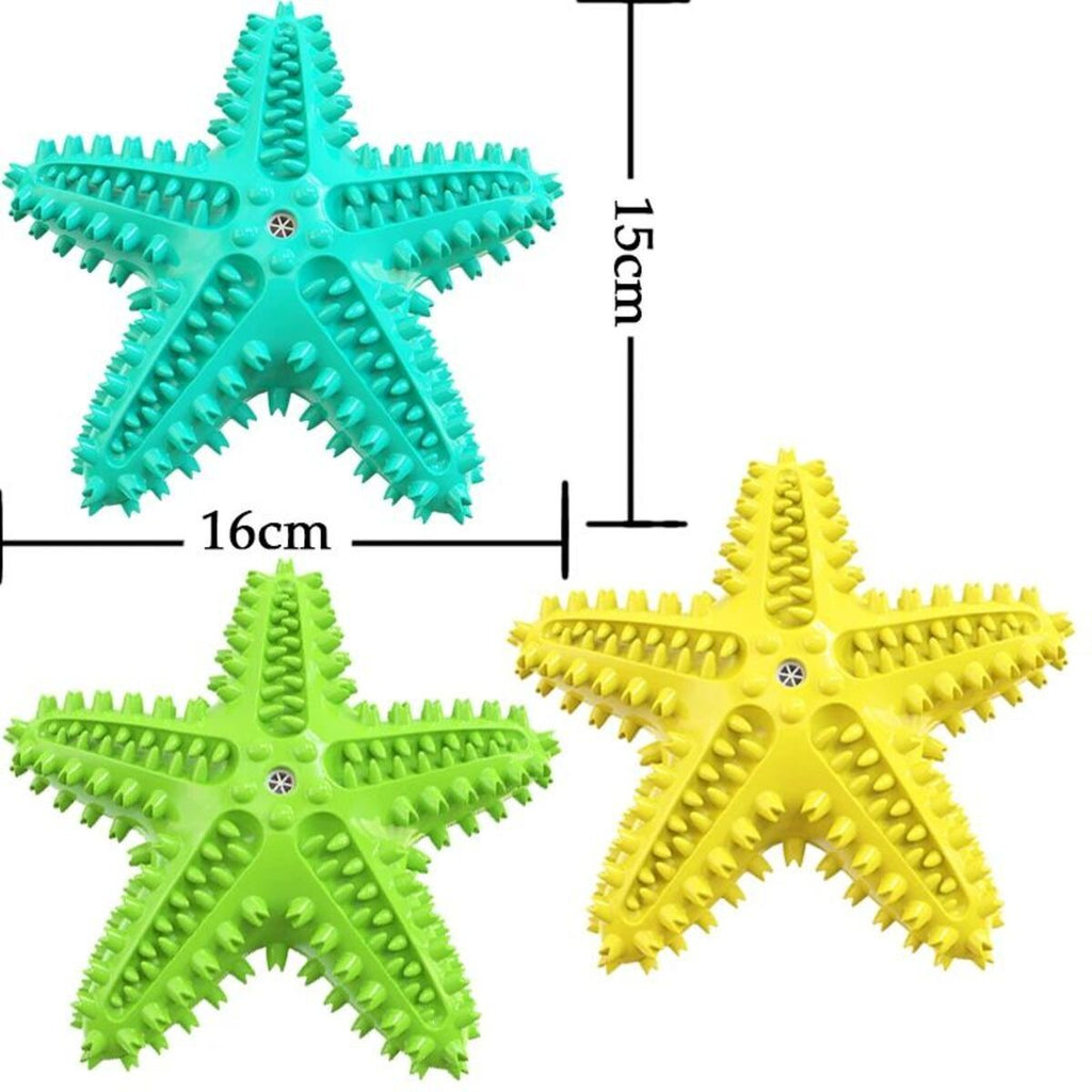 Playful Starfish Chew for Cleaner Dog Teeth