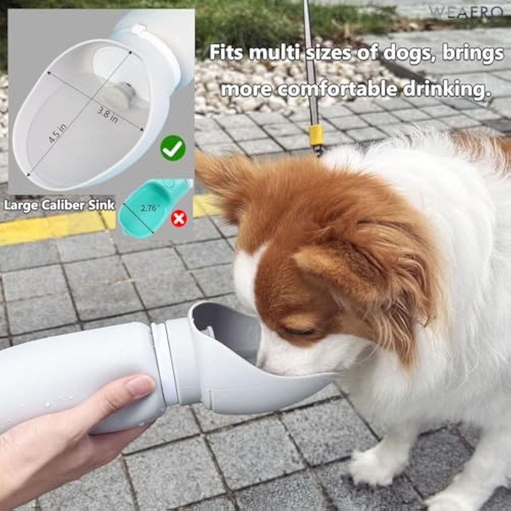 Portable Dog Water Bottle - Leak Proof Travel Dispenser