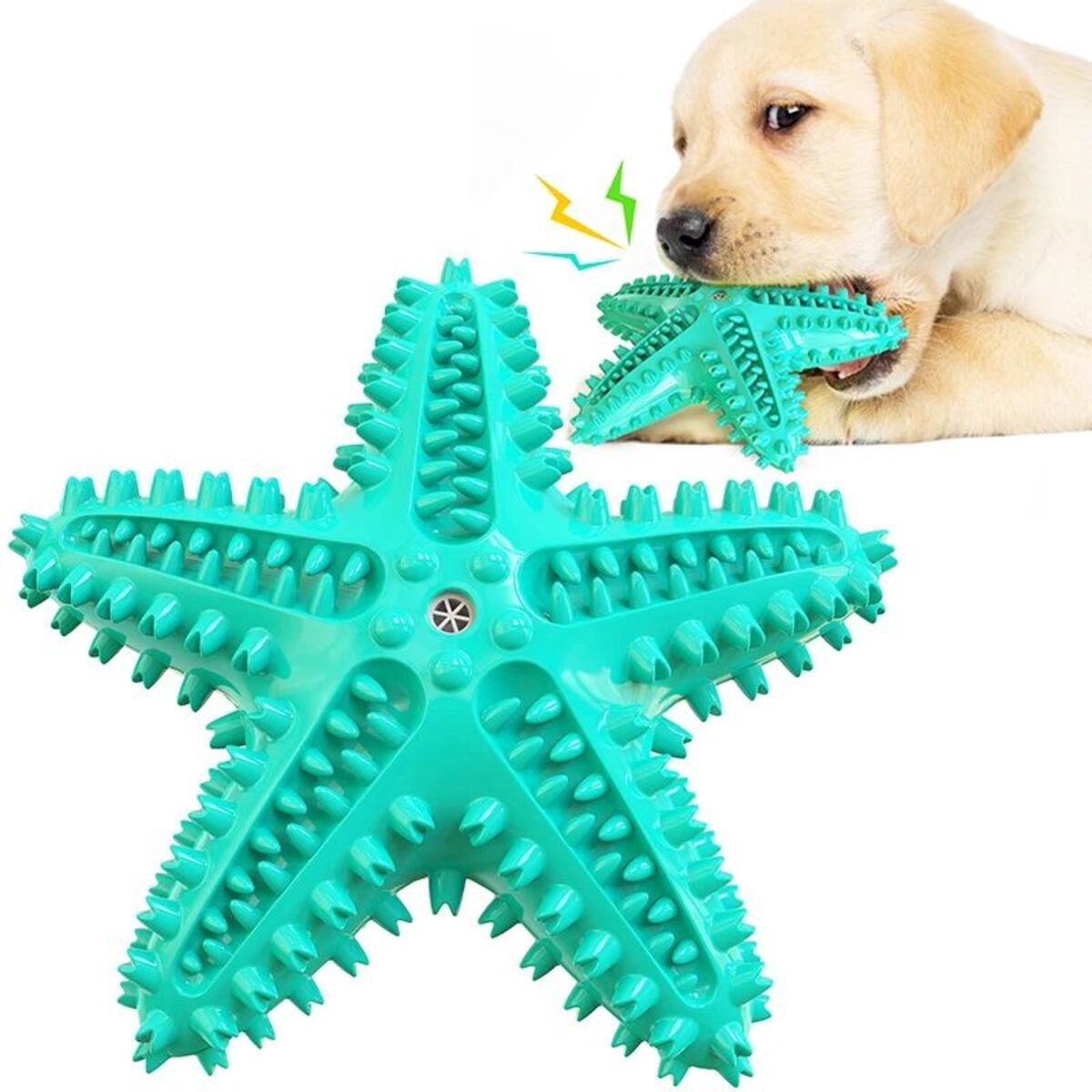 Playful Starfish Chew for Cleaner Dog Teeth