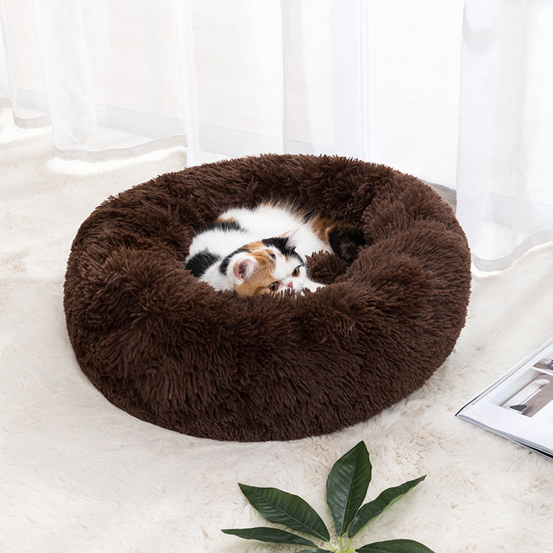 Winter Warm Pet Bed – Cozy Cat & Dog Supplies